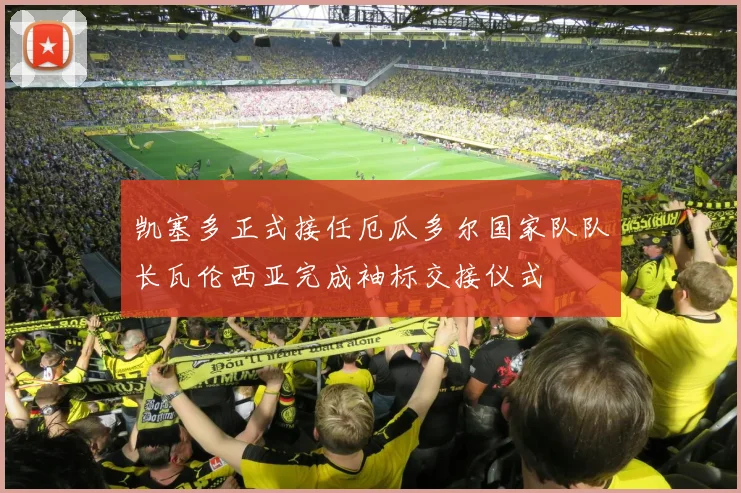 凯塞多正式接任厄瓜多尔国家队队长瓦伦西亚完成袖标交接仪式